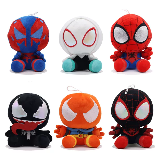 Cross-Border Avengers Cartoon Plush Toy 8inch Red Spider Doll Claw Machine Toy