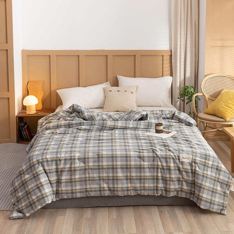 Four Seasons Universal Dormitorio individual Ropa de cama de algodón algodón algodón antibacteriano soja primavera y otoño edredón núcleo invierno image 8