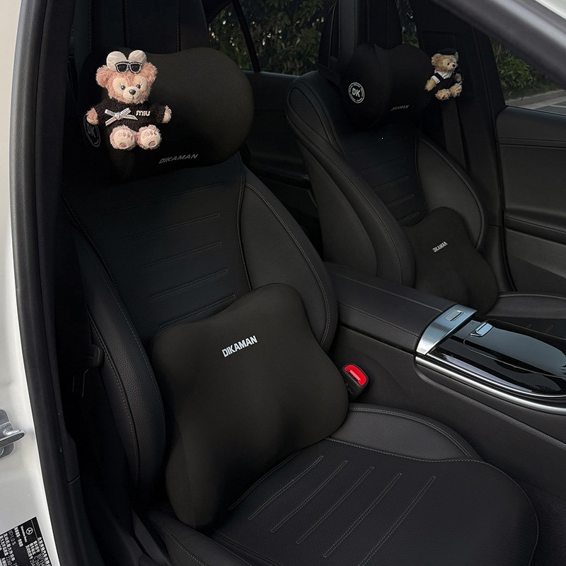 2026 New Model Shirley Rose Car Headrest, In-Car Seat Neck Memory Foam Pillow, Neck Support Pillow, Car Lumbar Support for Women