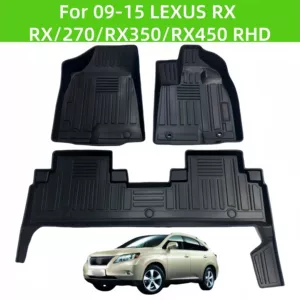 Для 09-15 LEIXUS RX/RX270/RX350/RX450 RHD автомобильный коврик из ТПЭ