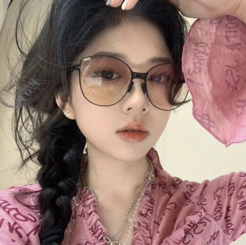 2024 Trendy WAVE Style A28 Steel Frame Folding Sunglasses for Women, UV Protection, Ultra-Lightweight, Portable Black