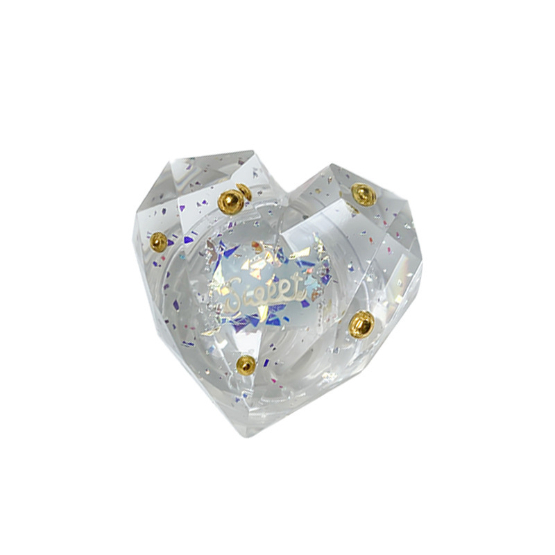 Telefoonhouder met glitterletter en uitklapbare standaard_voghion.com