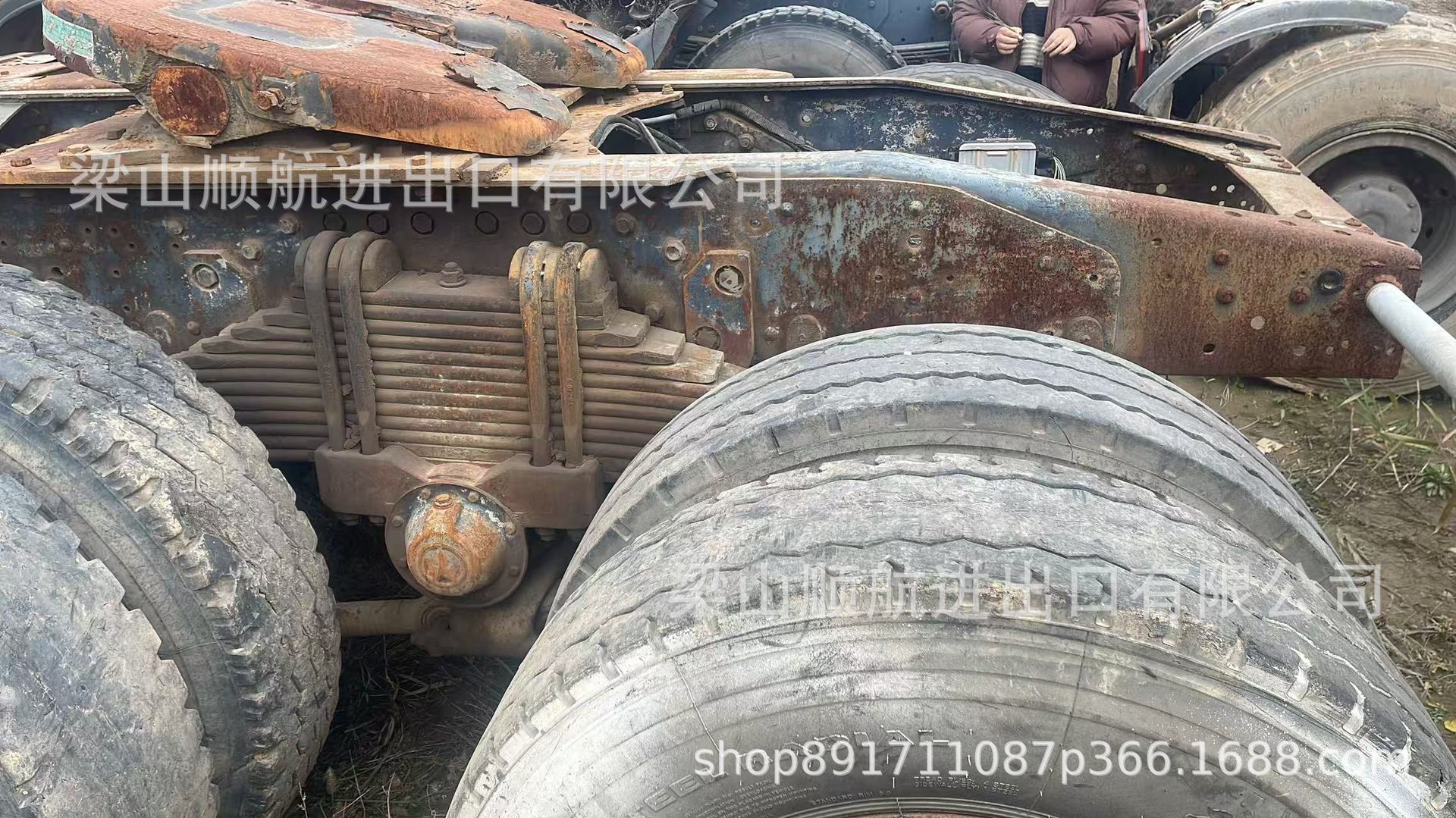 Used Truck Axle Trailer Parts Beiben Heavy Truck Axle Double Axle Integrated Rear Axle Used Truck Axle