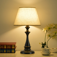 网红美式复古台灯卧室床头灯现代简约客厅桌面感氛围灯怀旧小夜灯