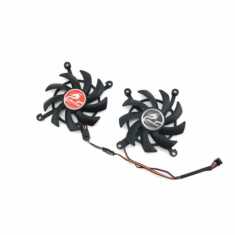 Подходит для яркого GTX1660 Tomahawk 1650S RTX2060s Graphite Fans A+B статическая