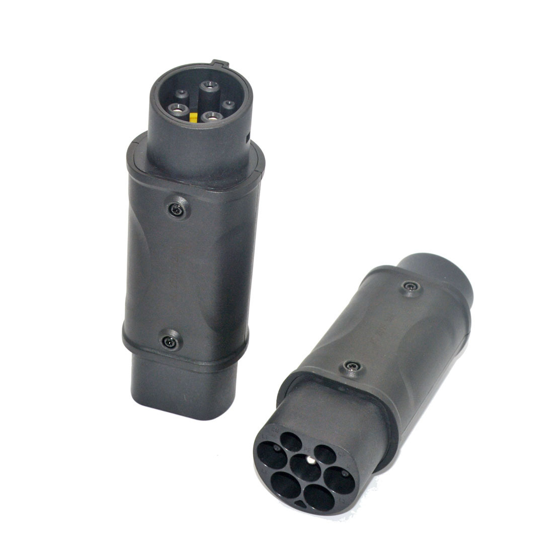 新能源电动汽车充电桩转换器Type2 to J1772欧标转美标交流转接头