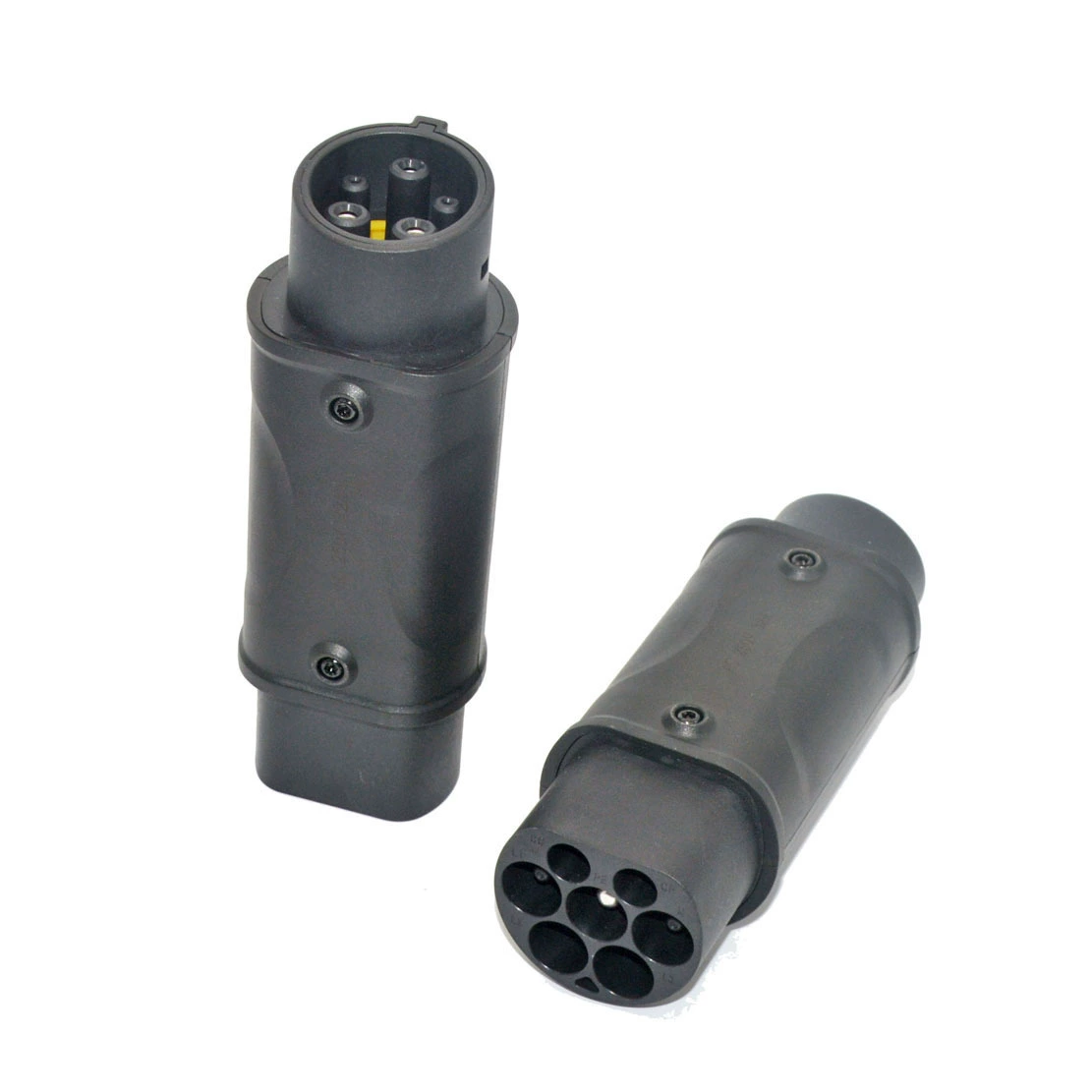 Новый энергетический палевой преобразователь для зарядки электромобиля Type2 в J1772, адаптер переменного тока европейского стандарта в американский стандарт