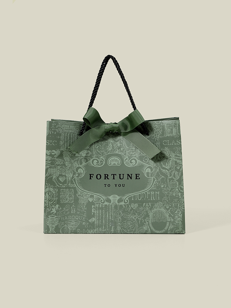 Bolsa de regalo de lujo ligera tienda de ropa bolsa bolsa de mano bolsa de compras bolsa de papel regalo bolsa de embalaje personalizada