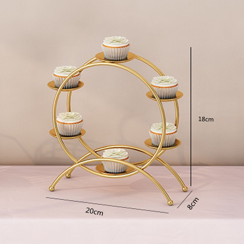 ⭐装饰甜品台展示架摆件欧式冷餐茶歇摆台蛋糕点心托盘下午茶点心|undefined