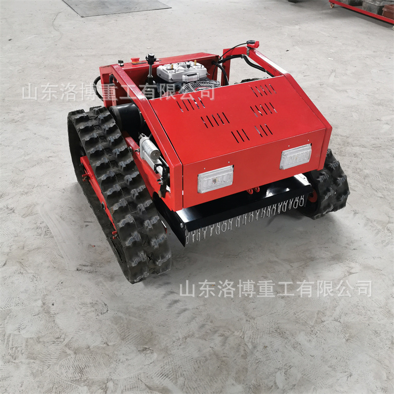 遥控割草机履带式除草机全自动碎草机果园四驱轮式草坪打草机器