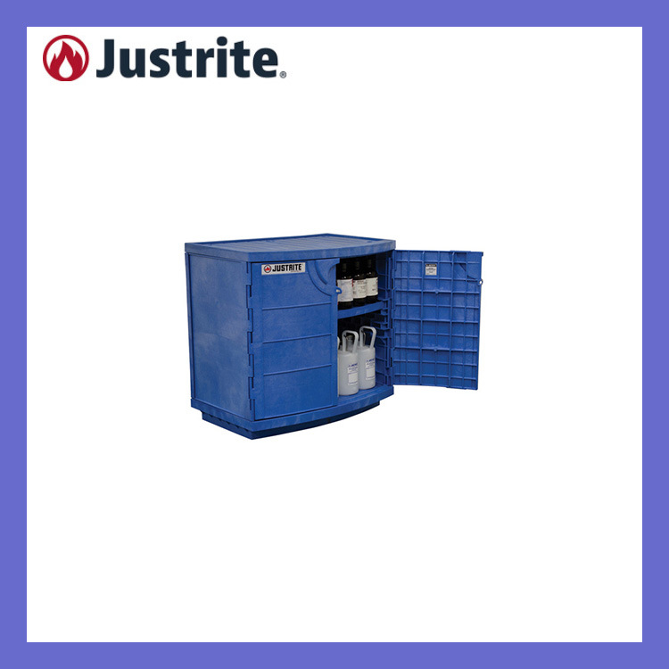 杰斯瑞特Justrite22加仑蓝色聚乙烯安全柜24180