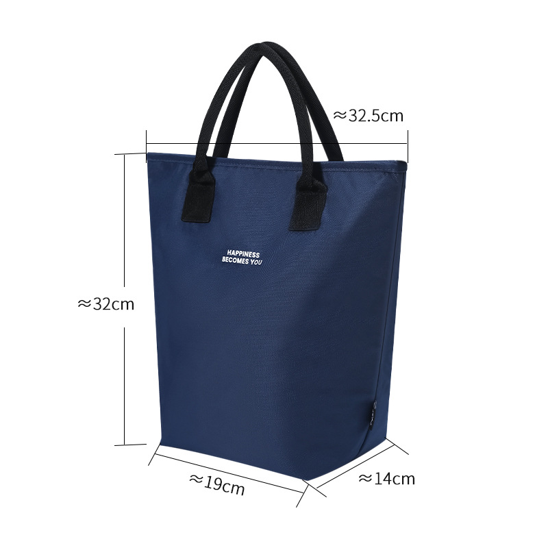 New Oxford cloth lunch box thermal bag waterproof lunch bag portable thermal bag large capacity lunch bag ice bag