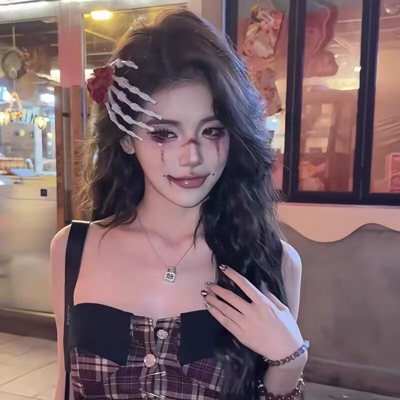 ハロウィーンcos小悪魔蝶ネクタイ髪飾り奇妙な道具立体トップクリップLolita髪飾り|undefined