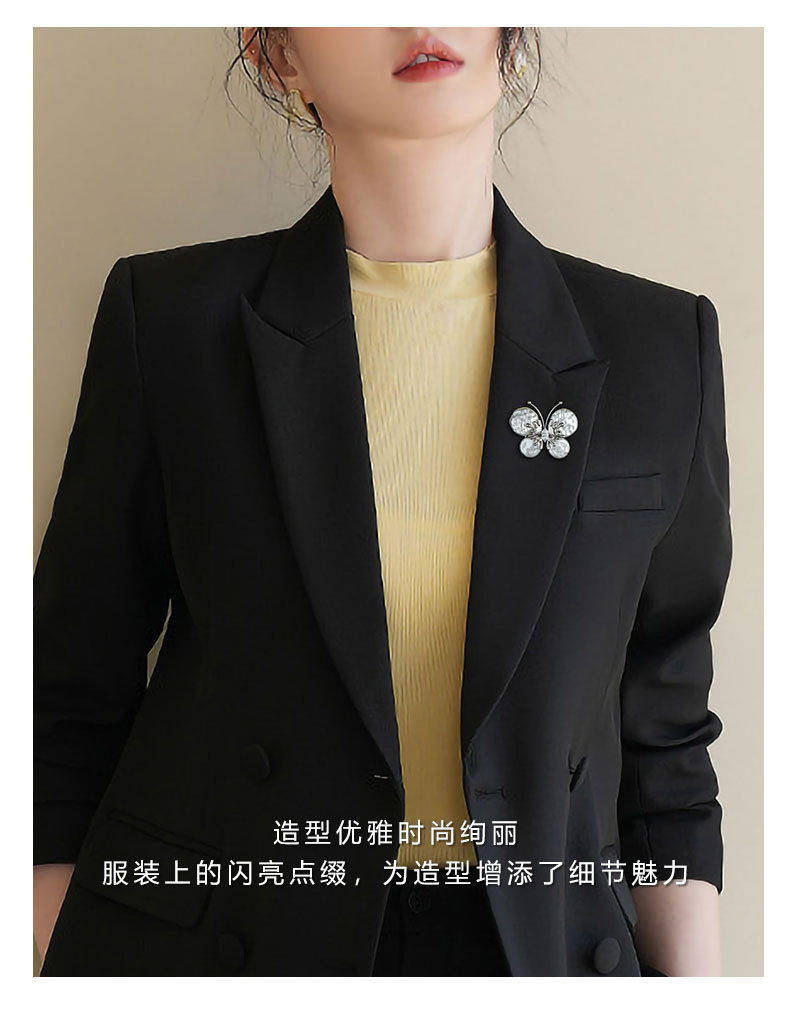 秋冬外套装饰蝴蝶胸针巴洛克风高级感昆虫胸花小众气质
