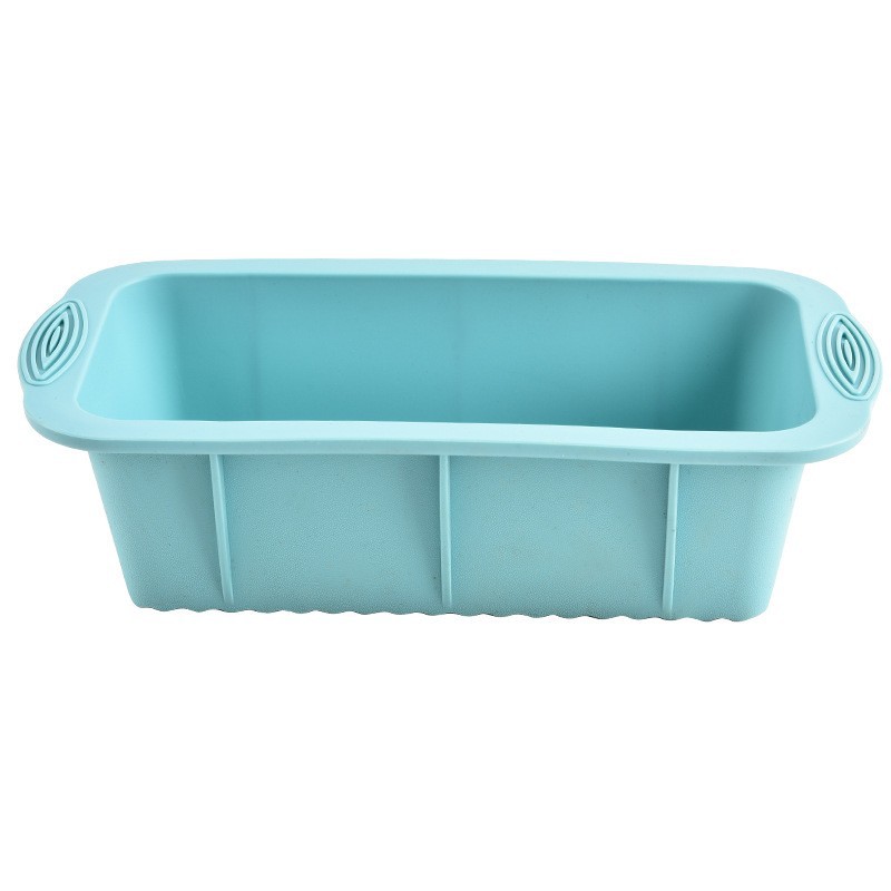 Fabricante en stock silicona placa rectangular molde de pastel hogar pan de grado alimenticio molde tostadas molde para hornear herramienta