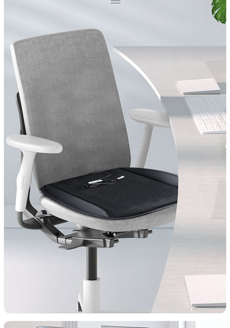 Cross-Border Wholesale Car USB Ventilated Seat Cushion, Car Air-Conditioning Cooling Pad, Single Seat