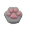 Gray pink dot cat claws
