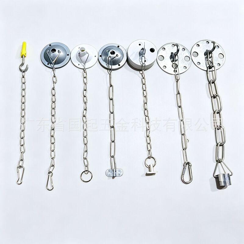 Fluorescent Lamp Hanging Chain T8 Integrated Galvanized Bracket Lighting Chain Safety Exit Fire Advertising Sign Hanging Chain