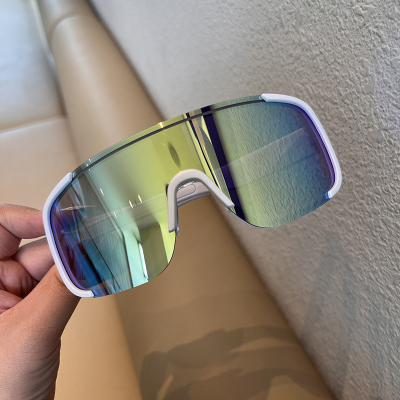 Occhiali da sole sportivi da ciclismo per uomo e donna, con montatura grande, occhiali antivento per escursioni notturne, occhiali da corsa colorati_voghion.com