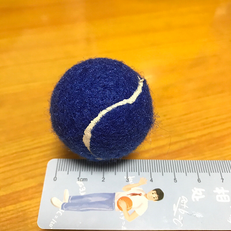 4CM 진한 파란색 테니스 공 싱글