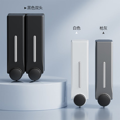 石鹸の液体器のホテルの壁の壁掛け式の石鹸のシャンプーの入浴剤は手を洗う液体の瓶の洗剤の箱を押します。