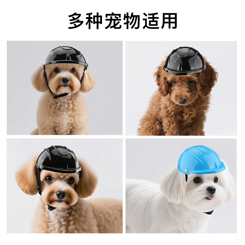 Nuevo casco de perro, gato, perro, casco de mascota, sombrero de juguete, oso, peluche, tocado de perro para salir