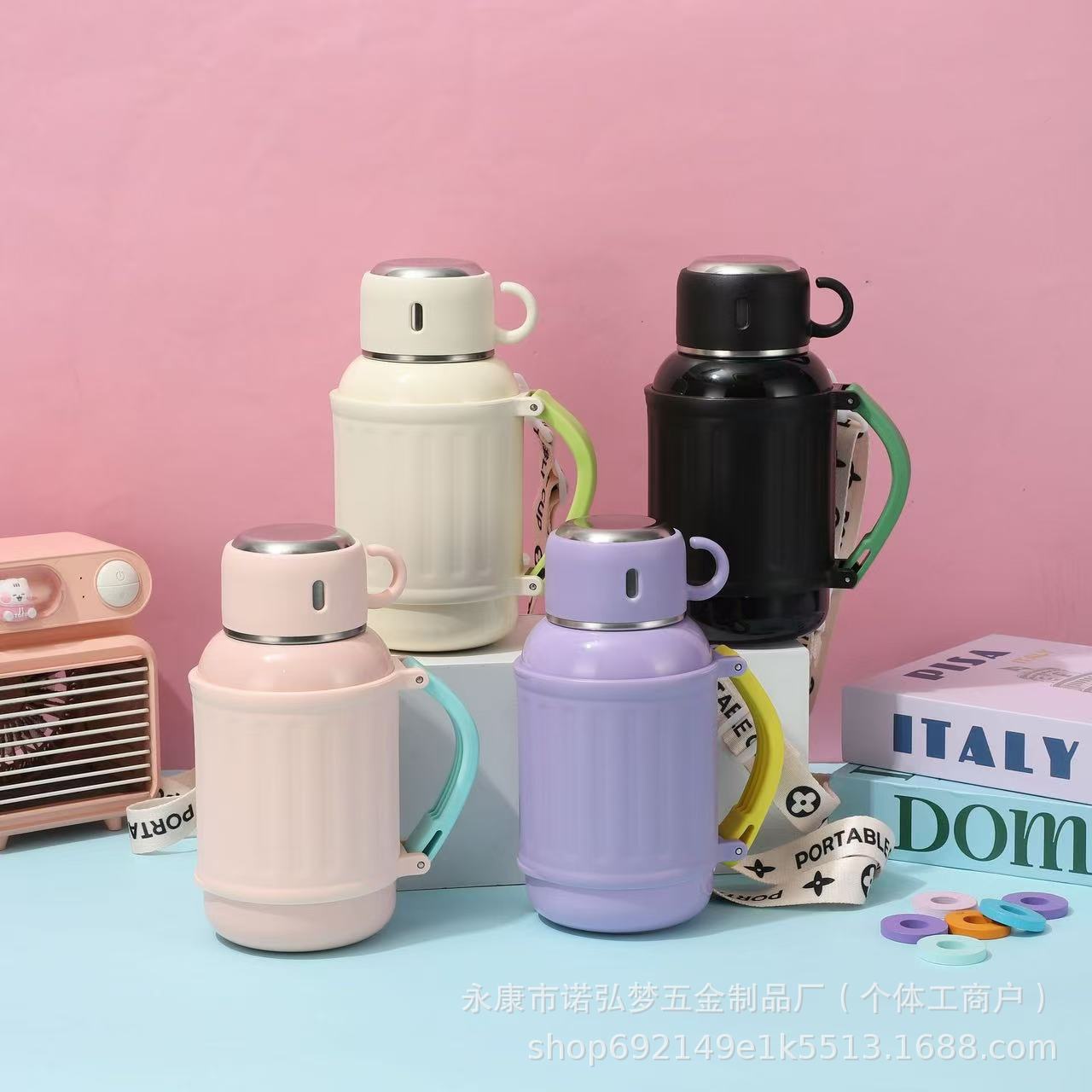 Nuevo 316 acero inoxidable Bao Zheng de alto valor facial taza de aislamiento de mano al aire libre conveniente unidireccional correa taza de agua