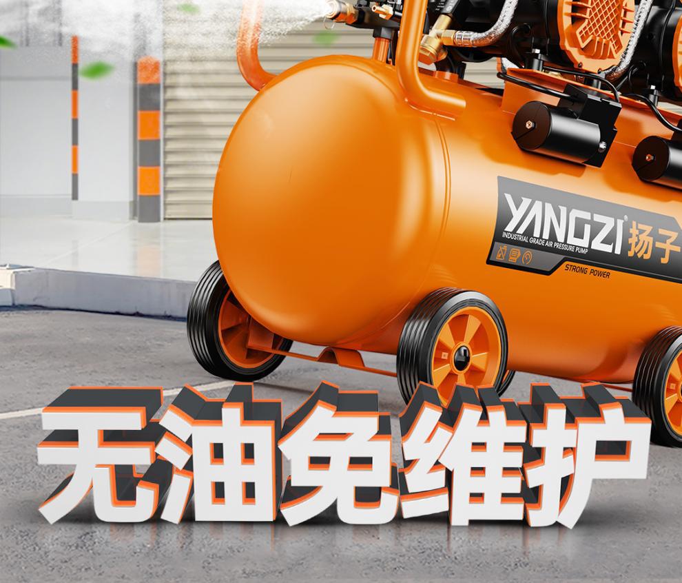 Small Air Compressor 220V High-Power Oil-Free Silent Portable Woodworking Air Pump High-Pressure Air Pump Air Compressor