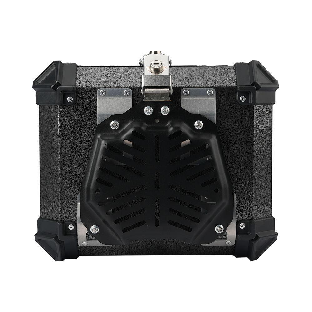 Electric Motorcycle Aluminum Alloy Rear Trunk 25L Capacity Neutral Waterproof Quick Release Electric Scooter Tail Box