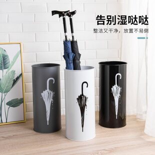 雨伞桶大号商用圆形雨伞收纳筒雨伞架不锈钢长方形门口放伞桶-阿里巴巴
