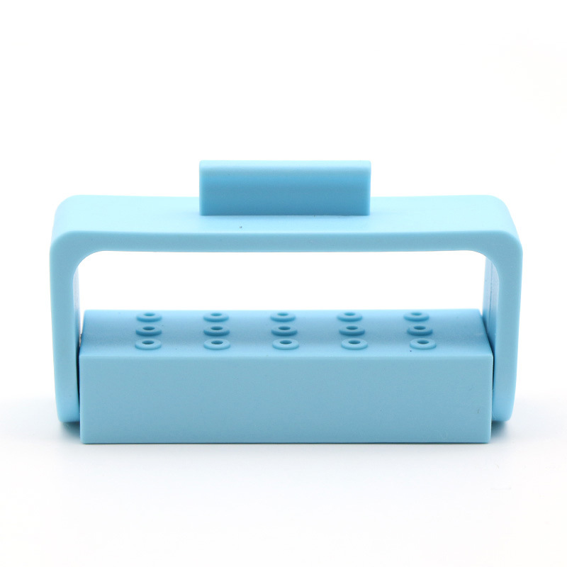 Caja de aguja abierta dental 9-agujero 15-agujero aguja rack caja de desinfección abierta ampliación de la aguja de desinfección rack de almacenamiento