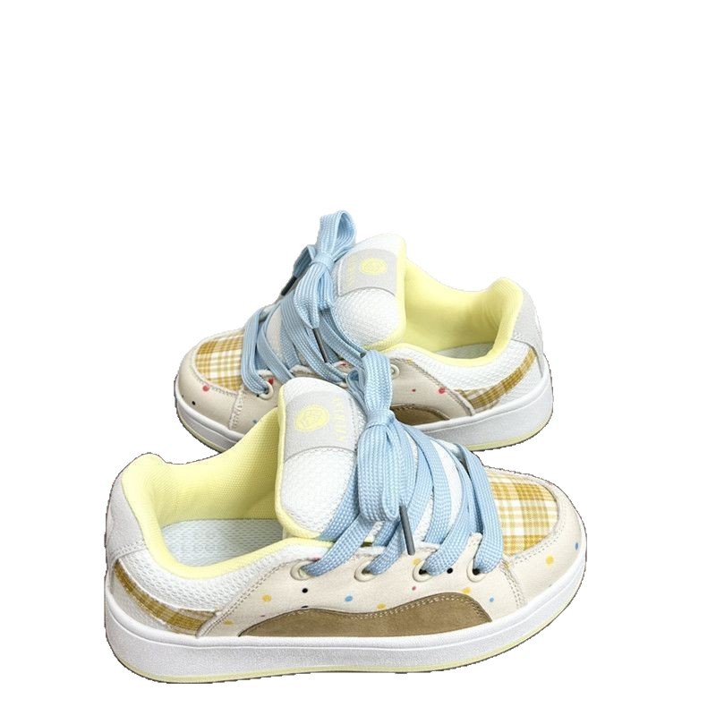 Dopamina diseño sensación de zapatos de patina para mujeres otoño 2025 nuevas zapatillas deportivas de tendencia nacional nicho universal zapatos de pan casuales
