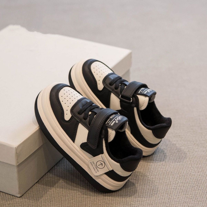 2025 Spring and Autumn New Girls' Sneakers, Medium and Large Children's Lightweight Running Shoes, Boys' Soft Sole Sports Shoes, Trendy White Shoes