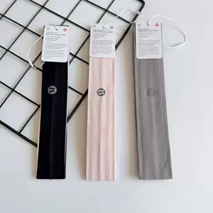 New Lulu Yoga Headband in Macaron Colors, Sports Fitness Silicone Non-Slip Sweatband, Lulu Training Headband