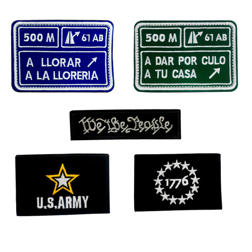 Dropshipping cross-border new embroidered Velcro patch, outer space letter badge patch patch, tactical morale cloth patch