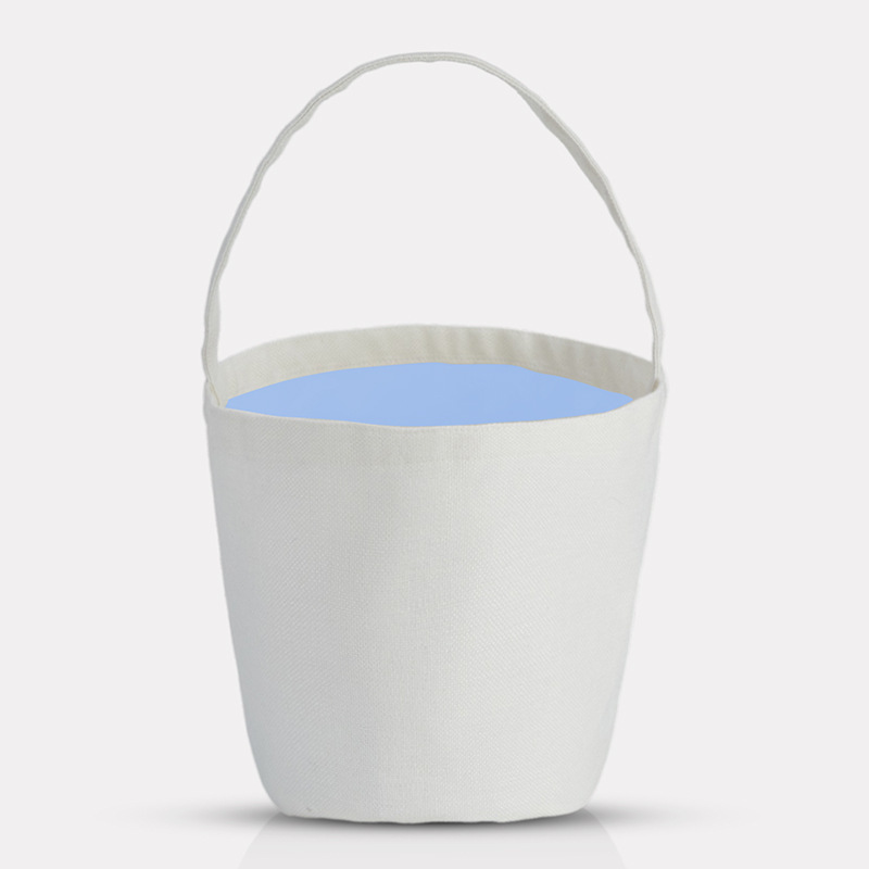 Bolsa de balde portátil de Halloween pascua caramelo multicolor 380g algodón cáñamo bolsa de regalo personalizada xqds0405a