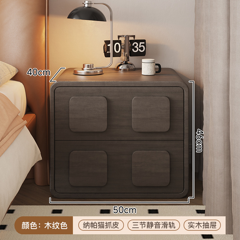 Cabina de cabecera de madera maciza dormitorio simple casera de almacenamiento junto a la cama moderna creativa gabinete de combinación libre sala de estar armario de almacenamiento