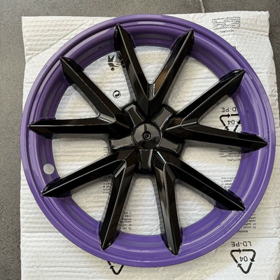 Hub cover spider web hub cover protection - 18-inch-sports-star-purple-4