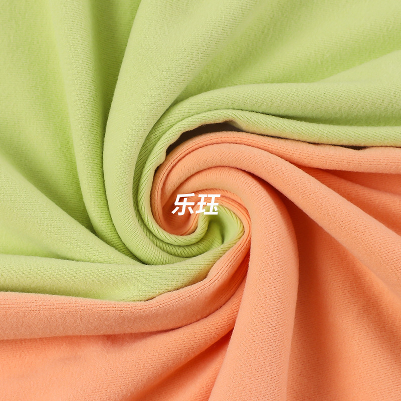 1*1罗纹德绒 220-260g弹力秋冬保暖面料加绒打底衫保暖衣针织布料|undefined