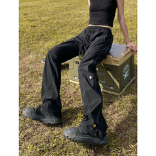 专业徒步登山裤冲锋衣搭配的裤子小众设计感美式工装裤机能冲锋裤