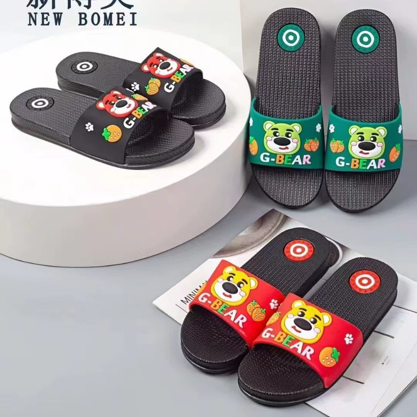 Новый Bomei лето новый 0888 серия женский черный фон капельный клей клей для дома износостойкие тапочки оптовая продажа