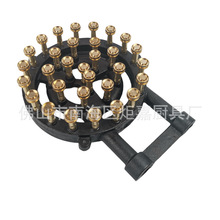 工厂直销铸铁炉头燃气灶炉头配件自然风炉头30咀、50咀蘑菇炉头