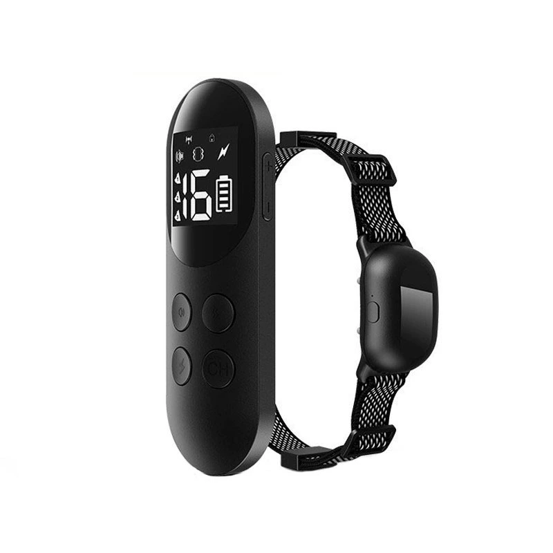 Новый дрессировка домашних животных Простой пульт дистанционного управления Тренер для собак Лай Стоп Анти-лай дрессировки собак ошейник с электрическим током