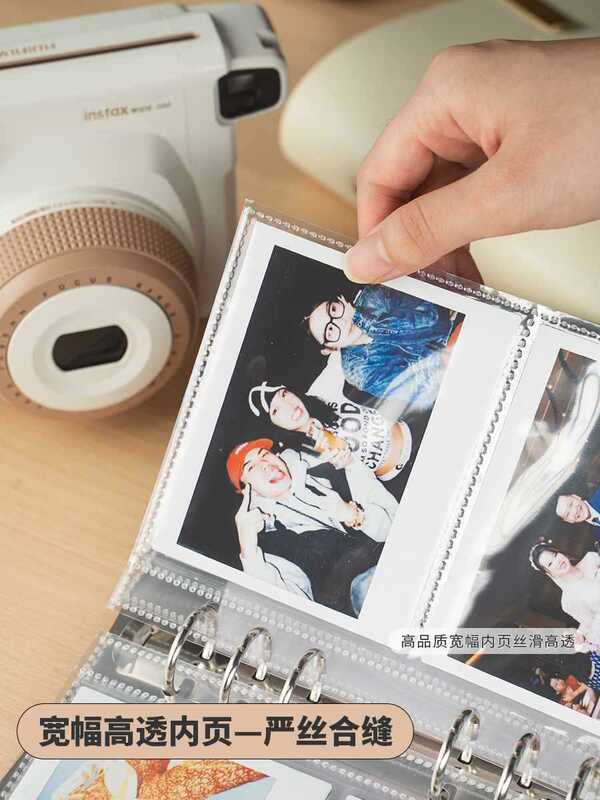 ♔ Wide Format Instant Photo Album Paper Wide400/300 Card Album Loose-Leaf Five 5inch Storage Binder