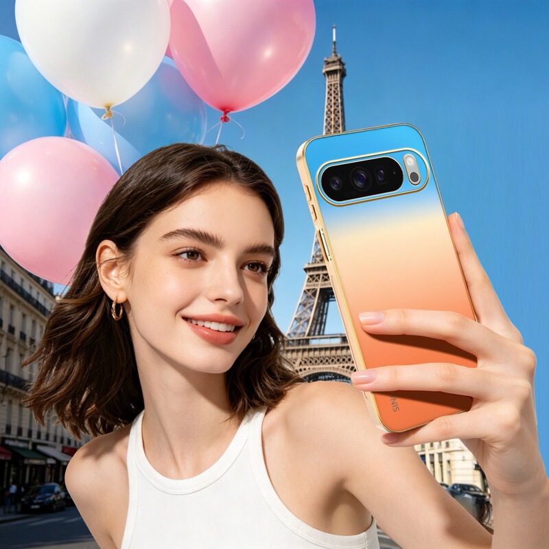 Suitable for Google 11 Pro phone cases, Pixe 10 electroplated iridescent gradient AG matte finish, Google 9 Pro outer shell Suitable for Google 11 Pro phone cases, Pixe 10 electroplated iridescent gradient AG matte finish, Google 9 Pro outer shell