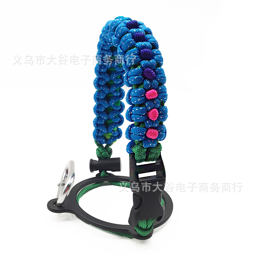 Amazon Venta caliente paraguas cuerda taza mango hidro frasco taza cuerda manejar cuerda todo tipo de cuerda en forma de flor