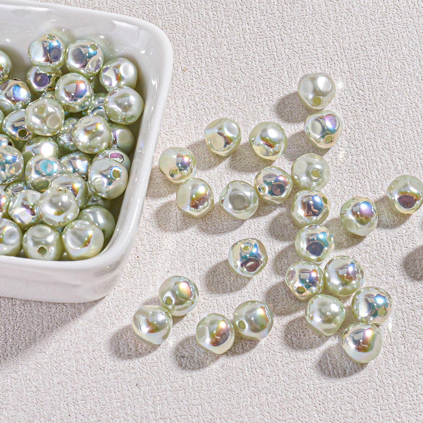 Heidi Pearl-cuentas de perlas de imitación irregulares, estilo barroco, para cadena de teléfono móvil, Material de bricolaje, accesorios para pulseras.