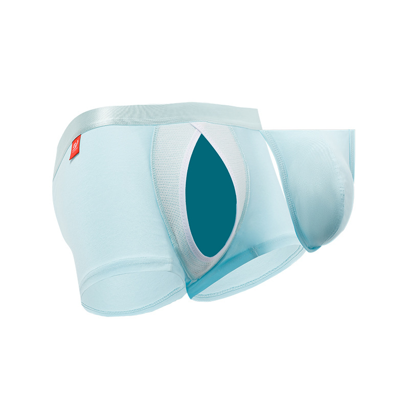 Nueva ropa interior transpirable de los hombres de color sólido U diseño convexo medio cintura ropa interior de los hombres más tamaño de la ropa interior de los hombres al por mayor