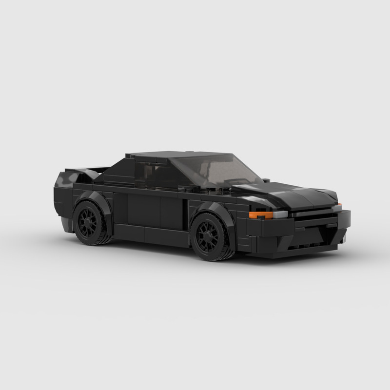 Compatible with Lego Set Japanese God of War Gtr R32 Supercar Racing Speed Series 8-Grids Car Male Moc Building Blocks
