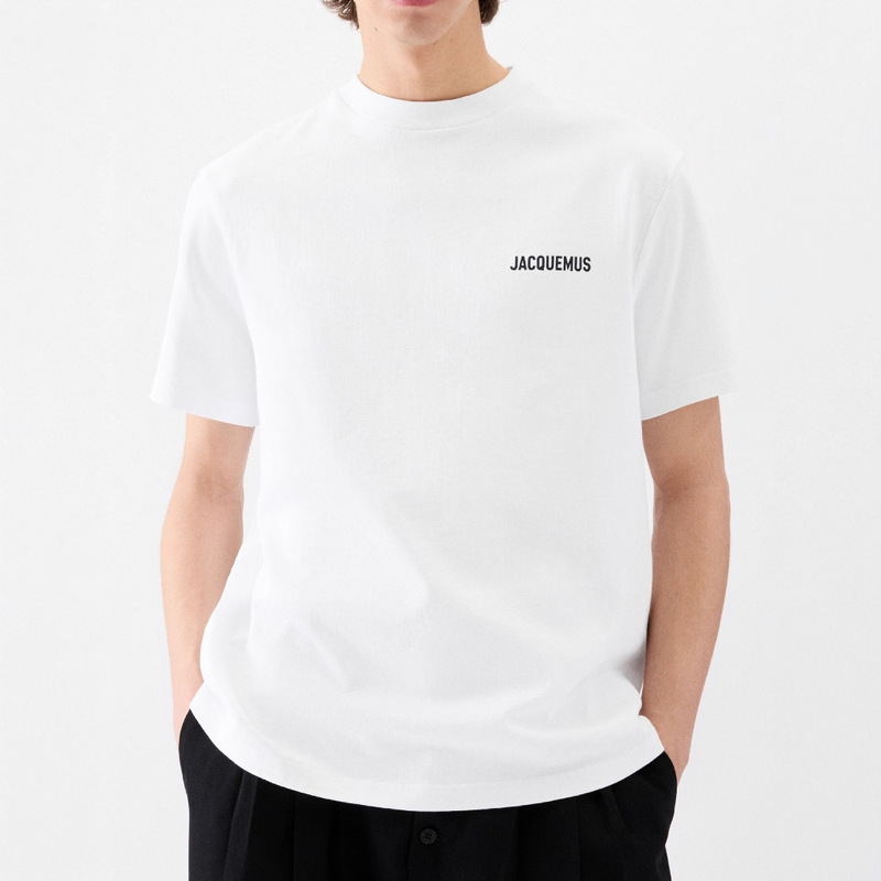 Cross-Border 2025 Summer New Men's and Women's Short-Sleeved T-Shirts High-Quality Fashionable Casual Jacquemus Tops